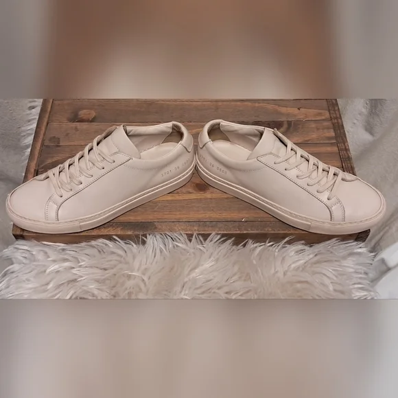 Common Projects Acchiles Low Top Sneakers Size 5.5 - Picture 7 of 13